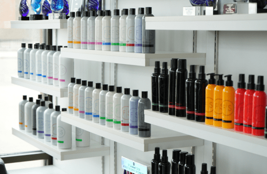Products on display